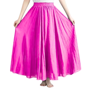 Falda Midi de Satén Étnica, Casual y Elegante para Mujer - Product Image 5