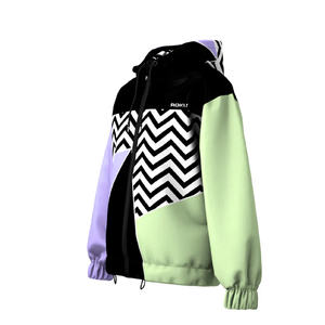 Chaqueta Cortavientos Personalizada para Hombre con Cierre de Cremallera, Diseño Sólido, Tela de Lana, Estilo Urbano Regular, Invierno, Alta Calidad, Anti-UV - Product Image 2