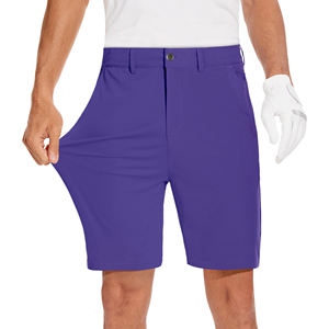 Shorts de golf pour hommes, haute performance, tissu extensible respirant, légers, séchage rapide, coupe athlétique, shorts de golf d'été - Product Image 1