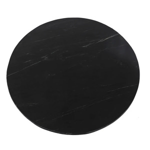 Modern <b>Outdoor</b> Bistro Marble <b>Table</b> Commercial Furniture Restaurant <b>Foldable</b> Black Marble <b>Table</b> - Product Image 3