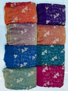 Tissu tricoté haut de gamme Fandy 44 pouces, doux, respirant, fluide, aspect soigné, élégant, pour robe ou haut de femme, idéal pour les occasions festives - Product Image 1