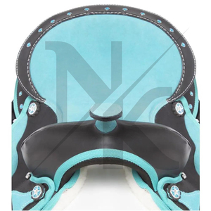 Selle Western en Cuir Faite à la Main, Selle de Cheval de Qualité Supérieure pour l'Équitation, le Travail au Ranch, les Randonnées, Équipement de Cowboy, Selle Équestre - Product Image 4