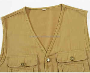 Hommes Nouveau Dernier Style Multi-Poches Extérieur Travail Pêche Photographe Gilet Outil Gilet Vêtements Sports Multi-Poches Vestes Hommes - Product Image 2