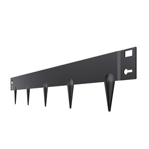 5 Confezioni Bordura Paesaggistica in Acciaio 39 X 3, Bordo da Giardino in Metallo Resistente alla Ruggine, Bordura Pieghevole per Prato Resistente, per Piante Artificiali - Product Image 4