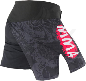 Pantalones Cortos de MMA de Alta Calidad, Transpirables, Elásticos, de Secado Rápido, Resistentes a la Contracción, Diseño Personalizado, Impresos, de Poliéster, Unisex, Duraderos - Product Image 5