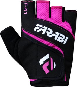 Guantes de Entrenamiento Deportivos Farabi de Verano, de Cuero, de Alta Calidad, para Levantamiento de Pesas, Ciclismo, Unisex, de Medio Dedo - Product Image 5