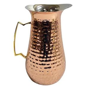 Traditional Copper Mule Mug Handmade with Detailed Hammered Work for Cocktail Beer Water Juice Drinking Bar <b>Kitchen</b> Decor Use - Product Image 2