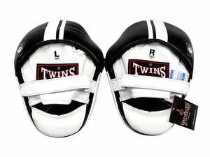 Fournisseur d'usine mondial : Twins Focus Pad d'entraînement en cuir véritable, sur mesure, design incurvé, pour la boxe et le punching. - Product Image 3