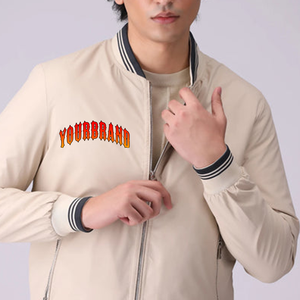 High Quality Customizable Unisex Varsity Jacket with Stand Collar and Front Logo-Winter Fashion - Product Image 2