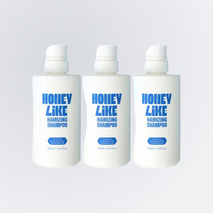 Champú para el cuidado del cabello saludable, coreano, K-Beauty, Honeylike Hair Rising Shampoo, 500 ml, 3 piezas, hecho en Corea - Product Image 2