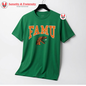Camiseta Personalizada FAMU HBCU, Algodón Premium, Unisex, Estilo Urbano, Orgullo Universitario, Color Sólido, Ecológica, Transpirable - Product Image 4
