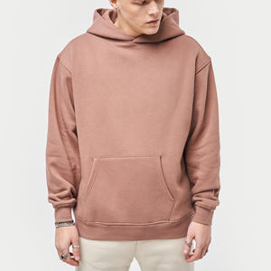 Sudadera con Capucha Unisex de Diseño Nuevo, Estilo Francés, Hombros Caídos, Corte Holgado, Algodón de Alta Calidad, Tejido Grueso - Product Image 3