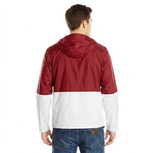 High Quality <b>Men</b> Classic Two Tone Windbreaker <b>Jacket</b> Hooded Zip Up <b>Lightweight</b> Casual Outdoor <b>Rain</b> Coat Custom OEM - Product Image 6