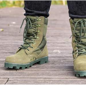 Botas de montaña para hombre, con cordones, ligeras, antideslizantes, para trabajo, senderismo y trekking, con suela de goma. - Product Image 4