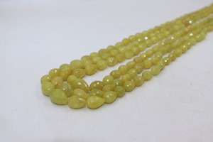 Perles de saphir jaune naturel facettées en forme de goutte 4-8 mm, brins de 18 pouces, pierres précieuses naturelles pour la création de bijoux à prix de gros - Product Image 2