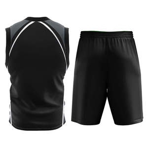 Conjunto de Uniforme de Baloncesto Transpirable Personalizado, Kit Deportivo sin Mangas con Nombre del Equipo, Servicio OEM, Material de Poliéster - Product Image 1