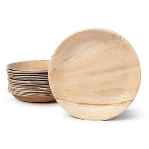 Platos de Hoja de Palma Areca de Alta Calidad, Duraderos, Desechables, Resistentes al Calor y al Agua, Robustos para Servir Alimentos - Product Image 2