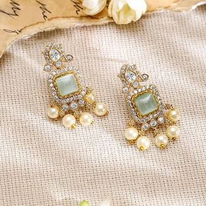 Conjunto de Collar, Pendientes y Tocado Romántico de Aleación de Zinc Azul con Circones, Diseño Clásico de Flor, Joyería de Boda para Mujer, Tercera Marca - Product Image 2