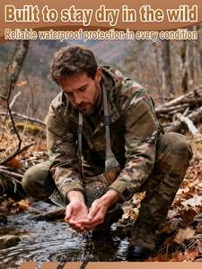 Manchette chauffante silencieuse pour la chasse, en polaire, coupe-vent, isolée, avec poche de rangement, sangle d'épaule arquée, fermeture éclair, en toile, fabriquée Imra - Product Image 5