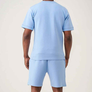 Conjunto de Camiseta y Pantalones Cortos de Playa de Algodón de Alta Calidad, Nuevo, Moderno, con Estampado a la Moda - Product Image 2