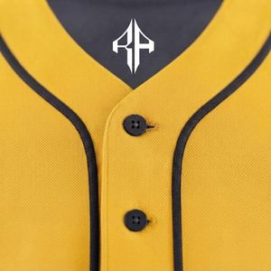 Ensemble de baseball pour hommes de haute qualité, matière 100% polyester, col en V, impression par transfert par sublimation par RIVIAN ATLANTIC - Product Image 6