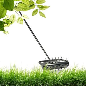 Aeratore per Prato a Manovella con Impugnatura a T, Strumento Manuale per Aerare i Prati - Product Image 1