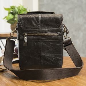 Bolso escolar de cuero, bandolera de hombro, a la moda, para la universidad, LKU-0005 - Product Image 2