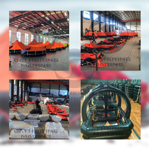 Giá rẻ cuộc sống bè ISO 9650-1 8 người đàn ông cuộc sống bè với vải không thấm nước của giải trí liferaft du thuyền xuồng cứu sinh - Product Image 6