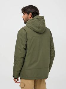 Men's Street Style Quilted Bubble Puffer Jacket Custom Zip Up Stand Collar <b>Black</b> Winter Outfit - Product Image 4