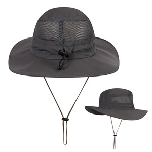 Unisex Breathable Packable Boonie <b>Hat</b> Wide Brim <b>Sun</b> Protection Bucket <b>Hat</b> <b>Men</b> Women Garden Fishing Cap <b>Hat</b> - Product Image 2