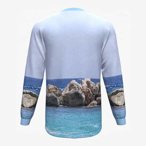 Camiseta de Pesca Personalizada con Estampado Digital de Moda, Impermeable, Transpirable, UPF 50, con Logotipo Frontal, Manga Larga - Product Image 2