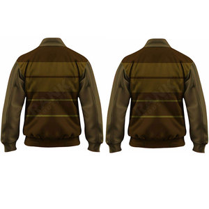 Chaqueta de Invierno para Hombre, Estilo Letterman, con Cuello Alto, Logotipo Frontal Personalizable, de Forro Polar Ecológico, en Oferta - Product Image 5