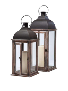 Farol de Madera para Jardín y Farol de Madera Clásico para Exteriores al por Mayor, Ecológico, Personalizable y Decorativo de MULTI CRAFT - Product Image 4