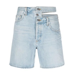 Nuevos Shorts-Falda de Cintura Alta Sexys con Múltiples Bolsillos, de Algodón, Casuales, Tejidos, Transpirables, Impermeables, Ecológicos, con Volantes, Lavados - Product Image 1