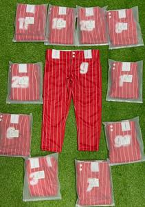 Uniforme de baseball personnalisé, maillot à boutons, pantalon à rayures fines, sublimation, vêtements d'équipe, fabricant OEM ODM - Product Image 3