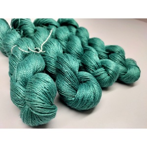 Fancy <b>Linen</b> Sportweight <b>Yarn</b> 2 Ply Petals 300m 100g Wet Spun Flax for Knitting Crochet Weaving - Product Image 1