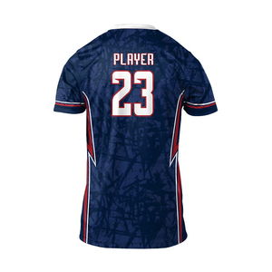 Uniforme de Voleibol Unisex con Estampado Digital, Parte Delantera Corta, Secado Rápido, Alta Calidad, Ecológico, Ropa Deportiva Personalizada para Equipos - Product Image 3