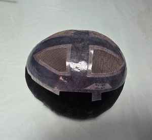 Peluca de Cabello Indio Sky Light con Frente de Encaje para Hombre, 100% Cabello Humano Remy, Prótesis Capilar Cap-Taz Hair BD - Product Image 3