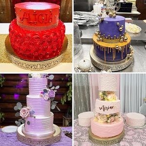 Soporte para Pasteles de Acero Inoxidable Duradero y Ecológico para Uso en Panaderías y Hoteles, Soporte de Exhibición de Postres Elegante y Personalizable para Fiestas - Product Image 4