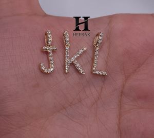 Collar con Colgante de Diamante Inicial Personalizado en Oro de 14K, Letras A-Z, Diamante Cultivado en Laboratorio, para Mujer, Joyería Fina Personalizada - Product Image 5