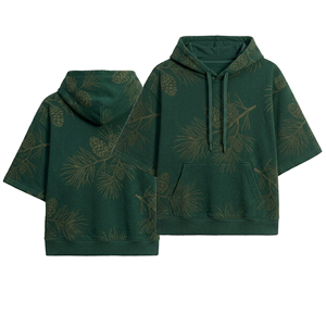 Fabricante de Sudaderas con Capucha de Manga Corta OEM ODM, Venta Directa de Fábrica, Camisetas con Capucha Personalizadas, Marca Privada, Ropa al por Mayor de Alto Rendimiento - Product Image 3