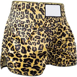MMA <b>Shorts</b> Silicone Lined Waistband Anti Slip Lockdown Training Competition Fight <b>Shorts</b> - Product Image 4