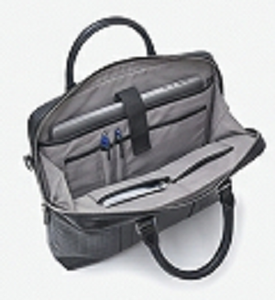 Premium Genuine <b>Leather</b> Large Laptop <b>Briefcase</b> for Men with Crocodile Pattern Daily Used Business Messenger Work Case - Product Image 3