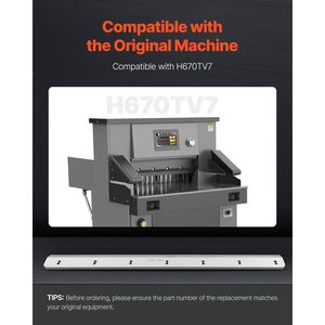 Lama di Ricambio in Acciaio Resistente per Taglierina Professionale H670TV7, Lama di Alta Qualità per Uso Professionale - Product Image 3