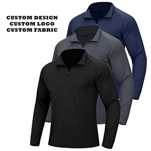 Nuevo Diseño, Sudadera Casual de Invierno para Hombre, Cierre de Cremallera de 1/4, Cuello Alto, Corte Regular, 100% Algodón, Precio al por Mayor Bajo - Product Image 1