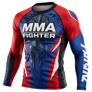 Rashguard de Alta Calidad Hecho a Medida, Transpirable, de Secado Rápido, Tallas Grandes, Compresión, para Deportes Acuáticos de Otoño, con Logotipo Personalizado - Product Image 2