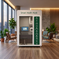 Huasheng Medical Advanced AI Smart Telemedicine Kiosk & Workstation Layar Sentuh Berbasis AI yang Dapat Disesuaikan untuk Penggunaan Umum HS-S560
