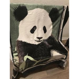 Coperta in Flanella Morbida Effetto Seta 50x60 Pollici, Stampa Panda, Confortevole in Poliestere e Finta Pelliccia, Dimensioni Personalizzabili, Lavabile - Product Image 1