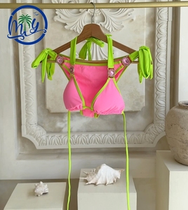 <span class=keywords><strong>Bikini</strong></span> Due Pezzi da Donna MLY, Costume da Bagno <span class=keywords><strong>di</strong></span> <span class=keywords><strong>Lusso</strong></span> Sexy con Logo Personalizzato, <span class=keywords><strong>Bikini</strong></span> a Laccetti - Product Image 4