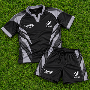 Professional <b>Rugby</b> Uniform Sets Custom Made Printed <b>Rugby</b> Jersey <b>Shorts</b> Durable Breathable Quick Dry Team Sportswear 100% - Product Image 6
